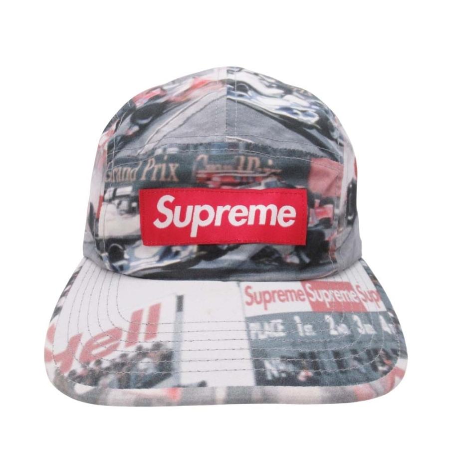 美品 Supreme シュプリーム 19ss Grand Prix Camp Cap キャンプキャップ ボックスロゴ 帽子 マルチカラー メンズ 古着 中古 | Supreme | 01