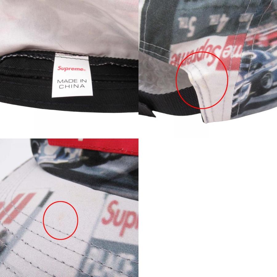 美品 Supreme シュプリーム 19ss Grand Prix Camp Cap キャンプキャップ ボックスロゴ 帽子 マルチカラー メンズ 古着 中古 | Supreme | 09