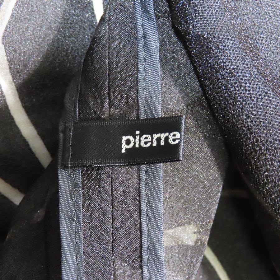 未使用 Pierre Cardin ピエールカルダン  シアー シースルー オーガンジー ワンピース 膝丈 ロングカーディガン 40 ブラック レディース 古着 中古 | pierre cardin | 02
