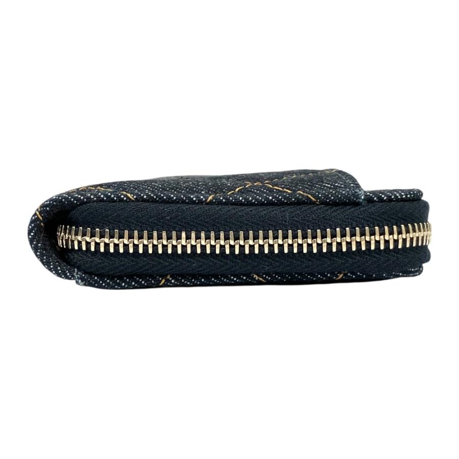 CHANEL（シャネル） 新品同様 26SS デニム マトラッセ カードホルダー