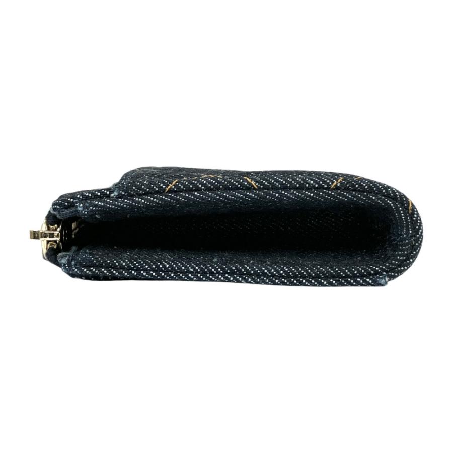 CHANEL（シャネル） 新品同様 26SS デニム マトラッセ カードホルダー