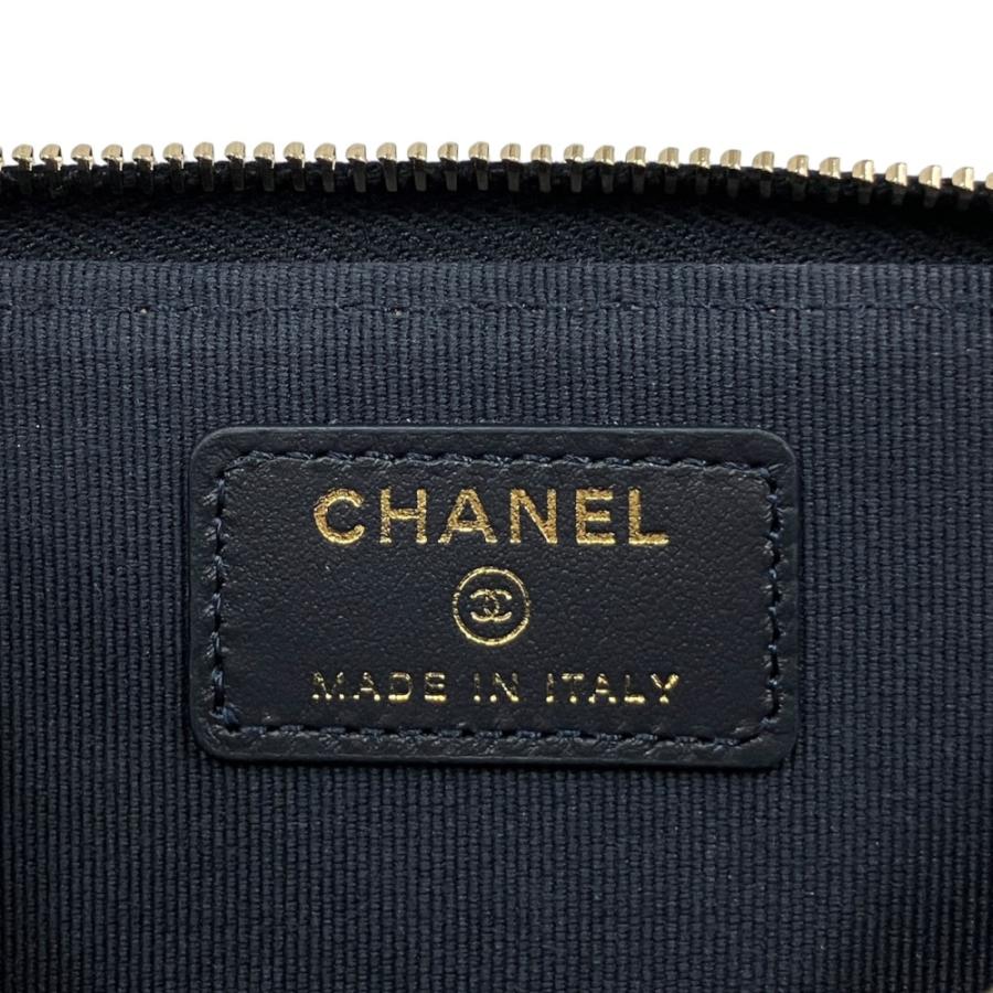 CHANEL（シャネル） 新品同様 26SS デニム マトラッセ カードホルダー