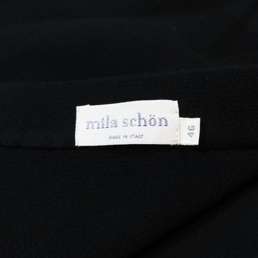 未使用 mila schon ミラショーン ヴィンテージ ウール100% タイト スカート 膝丈 フォーマル 46 ブラック レディース 古着 中古 | mila schon | 03
