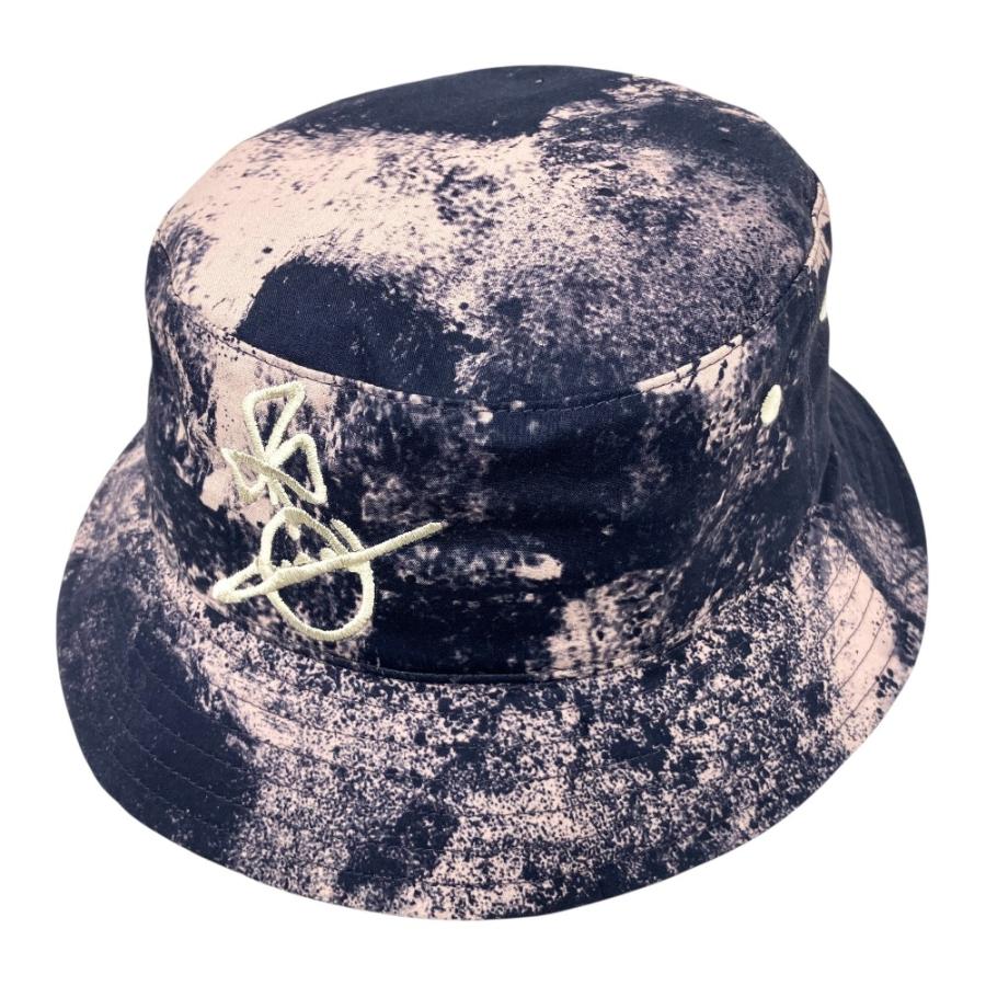 未使用 Vivienne Westwood ヴィヴィアンウエストウッド POWDER PRINT バケット ハット 帽子 オーブ 刺繍 サイズF 紫 パープル メンズ レディース 古着 中古 | Vivienne Westwood | 02
