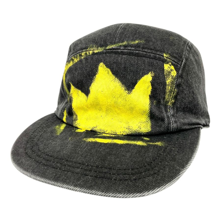 未使用 Vivienne Westwood ヴィヴィアンウエストウッド ブラック デニム ジェット キャップ 帽子 クラウン ペイント 黒 メンズ レディース 古着 中古 | Vivienne Westwood