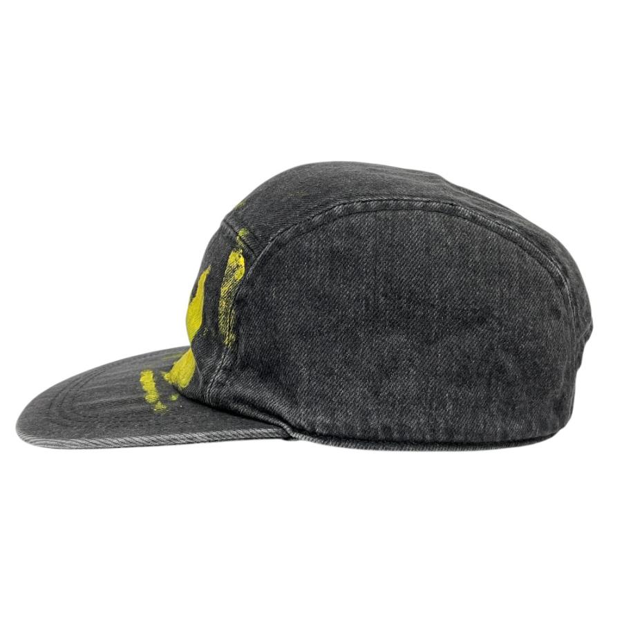 未使用 Vivienne Westwood ヴィヴィアンウエストウッド ブラック デニム ジェット キャップ 帽子 クラウン ペイント 黒 メンズ レディース 古着 中古 | Vivienne Westwood | 01