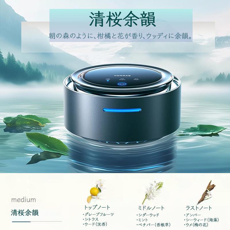 車用アロマディフューザー 2,400円分お得／ TORRAS 車 アロマディフューザー 360°香り拡散
