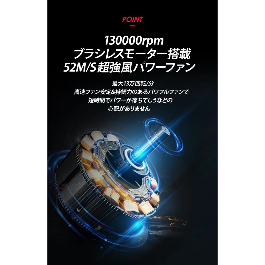 超強力 電動 エアダスター エアブロワーSUPER POWER TURBO FAN JET