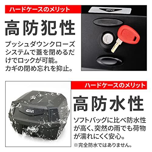 GIVI(ジビ) バイク用 リアボックス モノロック 42L ANTARTICAシリーズ B42NB ブラックパネル 2｜remtory｜05