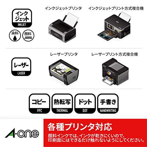 エーワン ラベルシール 宛名 ラベル 用紙 作業しやすい加工 角丸 12面 100シート 28844｜remtory｜10