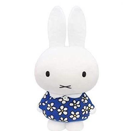 ミッフィー 特大サイズぬいぐるみ おたんじょうび miffy 花柄 ぬいぐるみ 約45cm