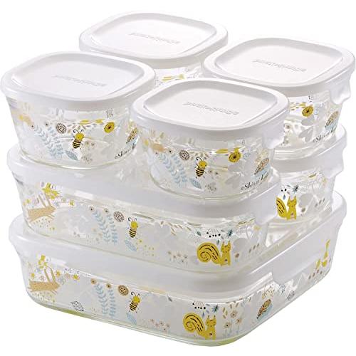 iwaki(イワキ) 耐熱ガラス 保存容器 シンジカトウ 北欧の庭 システム