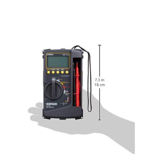 sanwa (三和電気計器) デジルマルチメ-タ 保護カバー付き CD800A｜remtory｜04