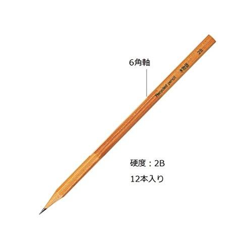 トンボ鉛筆 鉛筆 木物語 2B 1ダース LA-KEA2B｜remtory｜02