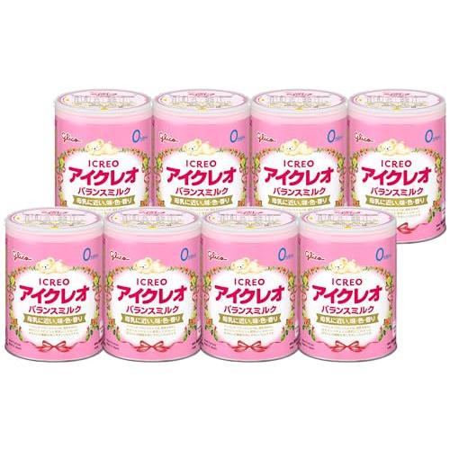 アイクレオ バランスミルク 8缶+スティック5本セット アイクレオ バランスミルク 800g×8缶 江崎グリコ 粉ミルク 新生児 乳児