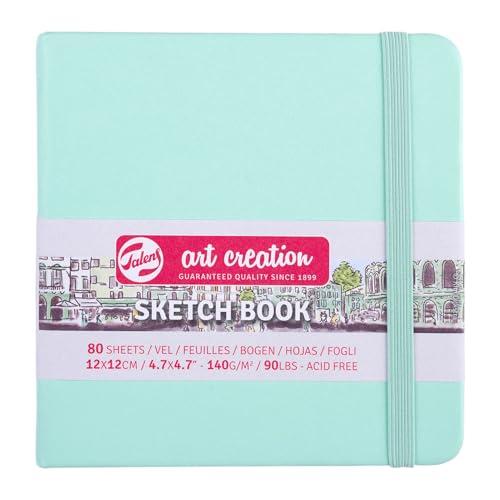 Royal Talens ターレンス アートクリエーションスケッチブック 絵を描く手帳 12×12cm フレッシュミント T9314-034M | 
