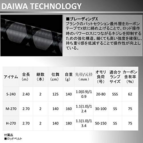 ダイワ(DAIWA) 船竿 ヒラメ X M-270 釣り竿｜remtory｜04