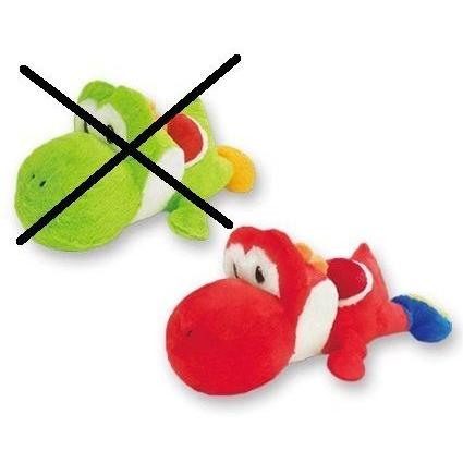 スーパーマリオ 特大サイズ クタッとぬいぐるみ ヨッシー 赤いヨッシー