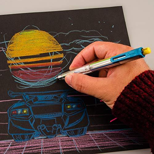 Pentel Arts 8色自動鉛筆、アソートカラーアクセントクリップ色、1鉛筆(ph158?) 1 Pencil｜remtory｜07