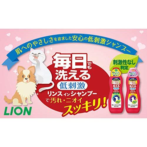 ライオン (LION) ペットキレイ 毎日でも洗えるリンスインシャンプー 猫用 1)3個パック (まとめ買い)｜remtory｜06