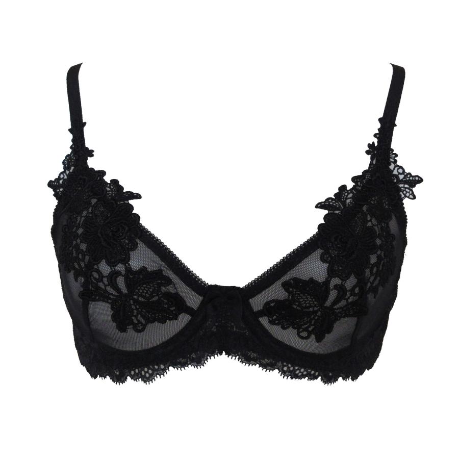 ノンパッドケミカルモチーフワイヤーブラジャー | REN-VI