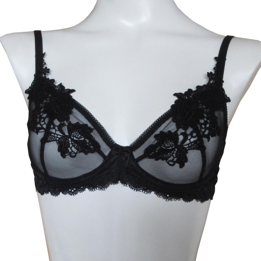 ノンパッドケミカルモチーフワイヤーブラジャー | REN-VI | 02