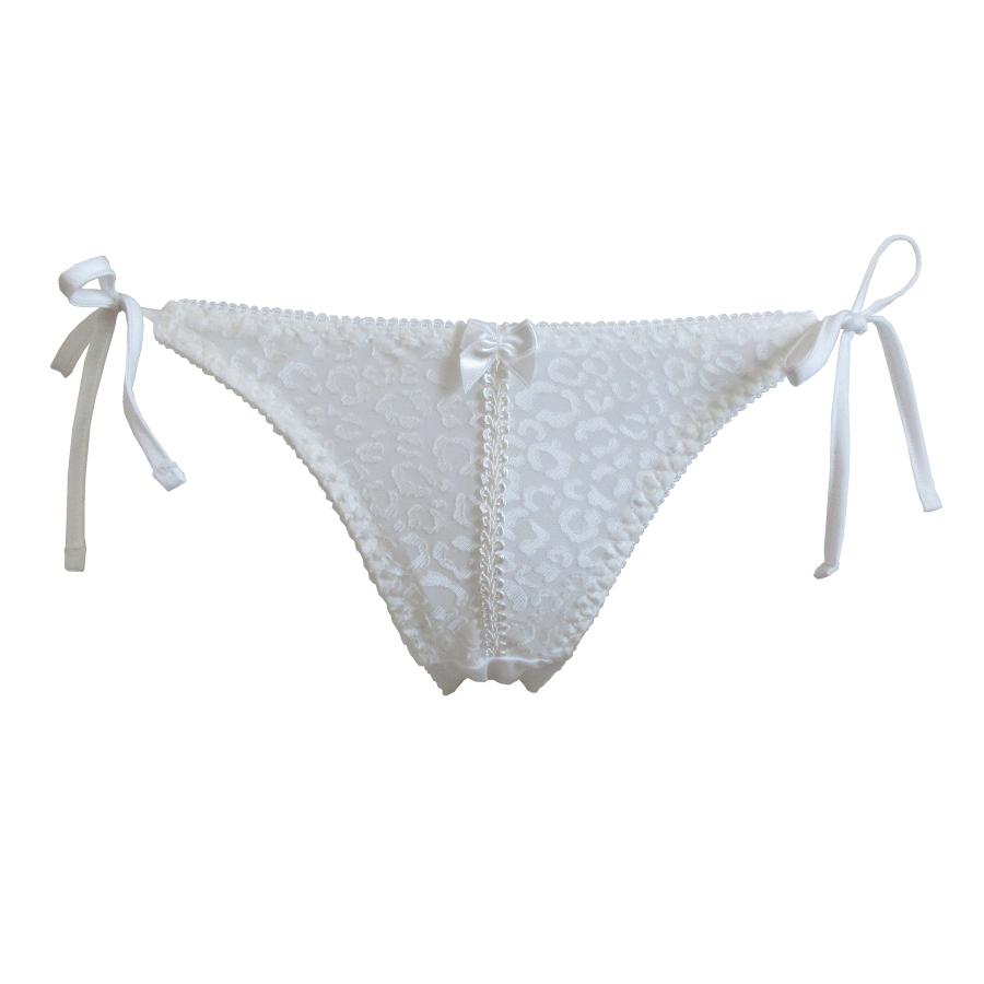 柄ジョーゼット脇ひも結びショーツ　レディースショーツ | REN-VI | 01