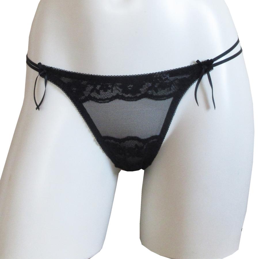 チュールネットレースデザインＴバックショーツ　レディースショーツ　タンガ | REN-VI | 05