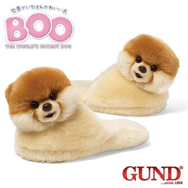Boo スリッパ 子供用 Gund ガンドぬいぐるみ ポメラニアン グッズ 犬 いぬ ブー ブゥ 柴犬カット 手乗り 手触りふわふわ キッズ こど Renaissance Gift 通販 Yahoo ショッピング