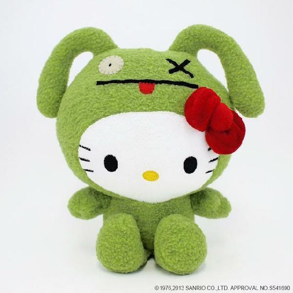 UGLYDOLL アグリードール ハローキティ グリーンGUND ガンド