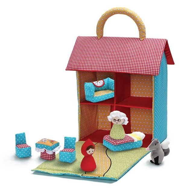 ラッピング対象外商品】ぬいぐるみ 赤ずきんちゃん ハウス 人形 プレイ