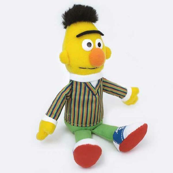 SESAME STREET セサミストリート バート Bert ビーンバッグぬいぐるみ
