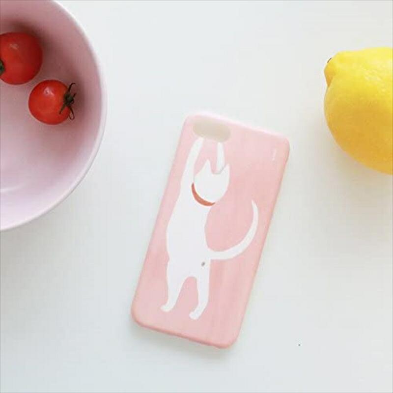 BGM iPhone 7 8 SE2 Neko ピンク スマホケース Apple アップル アイフォン 猫 ネコ かわいい pink ソフトケース スマホカバー｜renaissmorito｜03