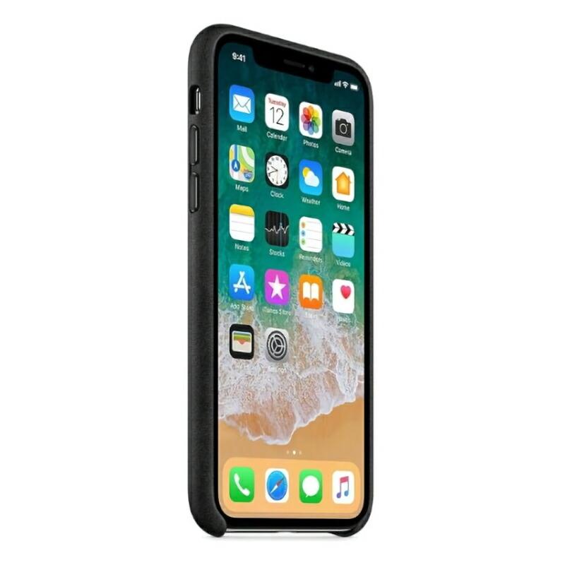 【5%OFFクーポン】【ポイント10倍】【純正品】iPhone X / XS レザーケース ブラック Apple 10 アイフォーン ケース カバー  ワイヤレス充電 新品 アウトレットM｜renaissmorito｜04