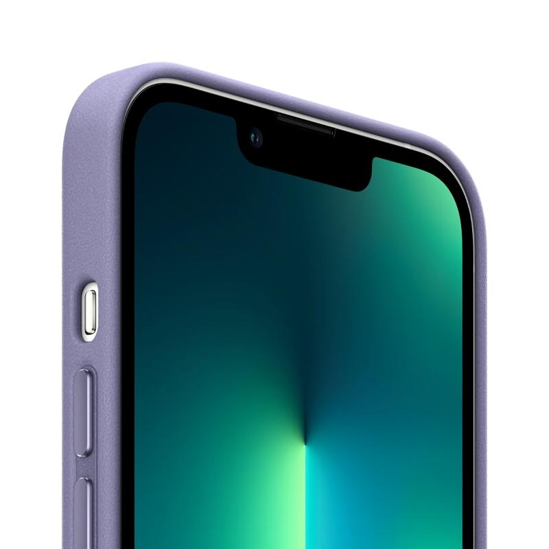 Apple アップル 純正品 iPhone 13 Pro レザーケース ウィステリア