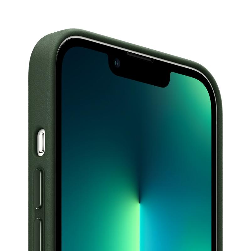 Apple アップル 純正品 iPhone 13 Pro レザーケース セコイア Apple アップル 純正品 iPhone 13 Pro レザーケース セコイア