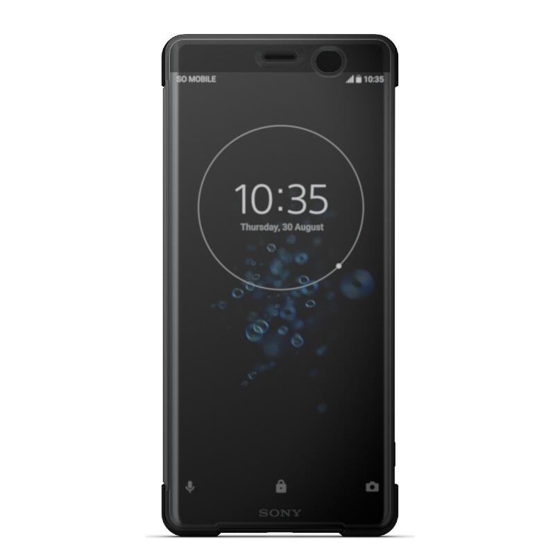 Xperia 純正品 SONY XPERIA XZ3 ブラック スマホケース 手帳型
