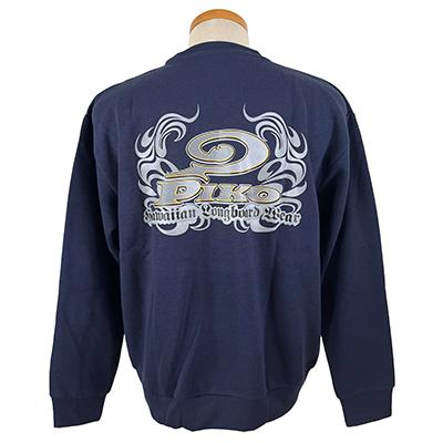 PIKO（ピコ） _メンズ_裏起毛_トレーナー（刺繍入り）【ネイビー(45