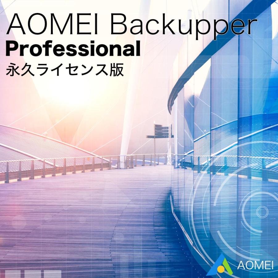 AOMEI Backupper Professional 1ライセンス 即出荷 軽量で柔軟性が高い 日本に バックアップ かんたん ユーティリティソフト