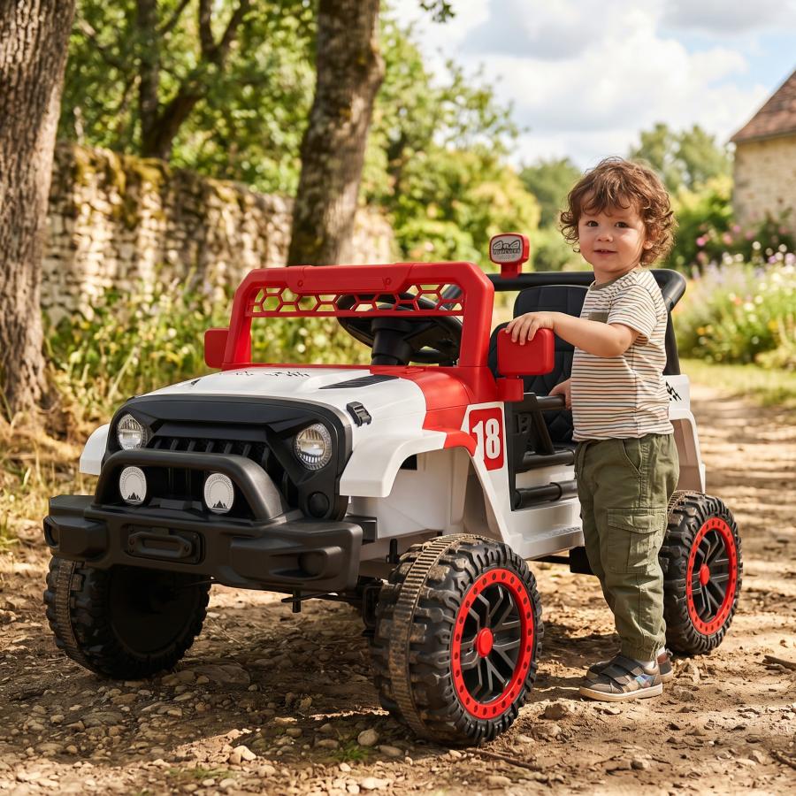 電動乗用ラジコン 電動乗用キッズジープ 電動乗用玩具　電動ラジコン WILDジープ  キッズカー おもちゃ 子ども用　誕生日 プレゼント  送料無料 爆買（Yahoo!・真美ヤフー店）