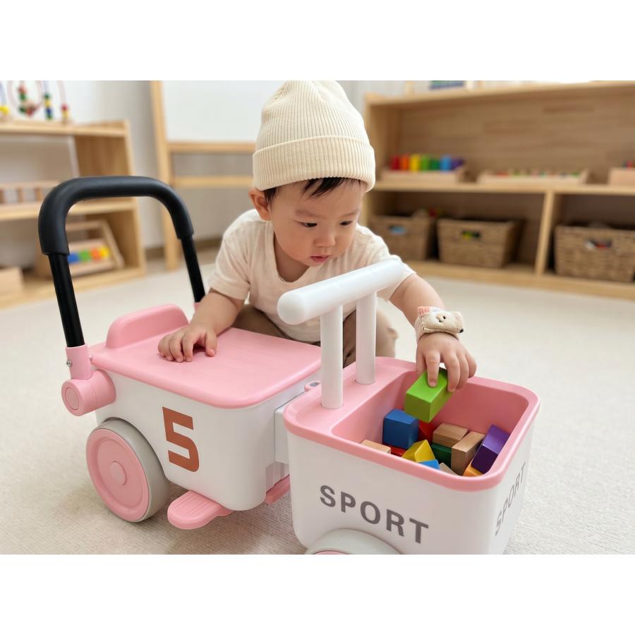 足けり 乗用玩具 車 おもちゃ 乗り物 子供用バランスカー 3色 前後連結