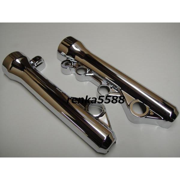 シグナスX SE12J フロント フォークカバー カウル メッキ セット