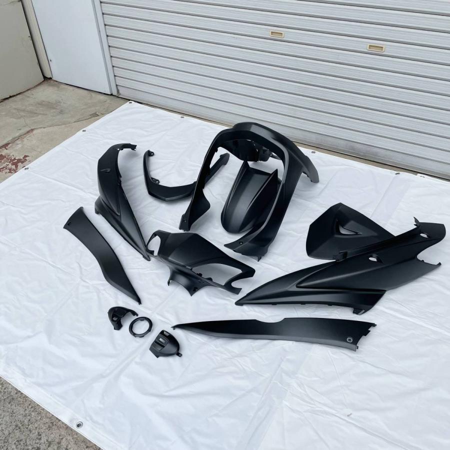 シグナスX SE44J 外装 カウル 12点 セット マットブラック 社外 シグナスX SE44J 外装 カウル 12点 セット マットブラック 社外