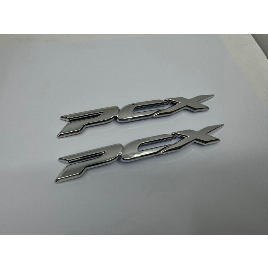 あ 新品 PCX125 メッキ 立体 エンブレム 2枚/セット 社外新品 : レンカ
