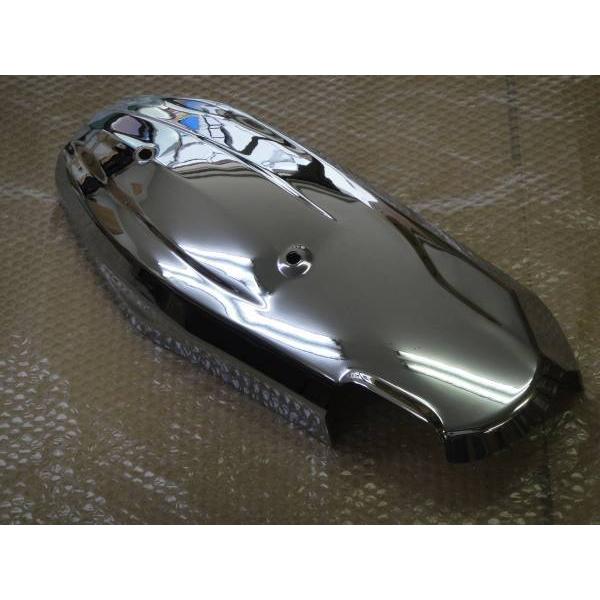 マグザム　収納メッキカバー　カスタムパーツ ヤマハ マグザム SG17J SG21J メッキ プーリーケースカバー クランク