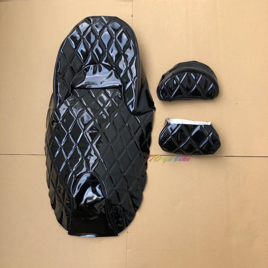 マグザム SG17J SG21J エナメル ダイヤ柄 張替え シートカバー 3点