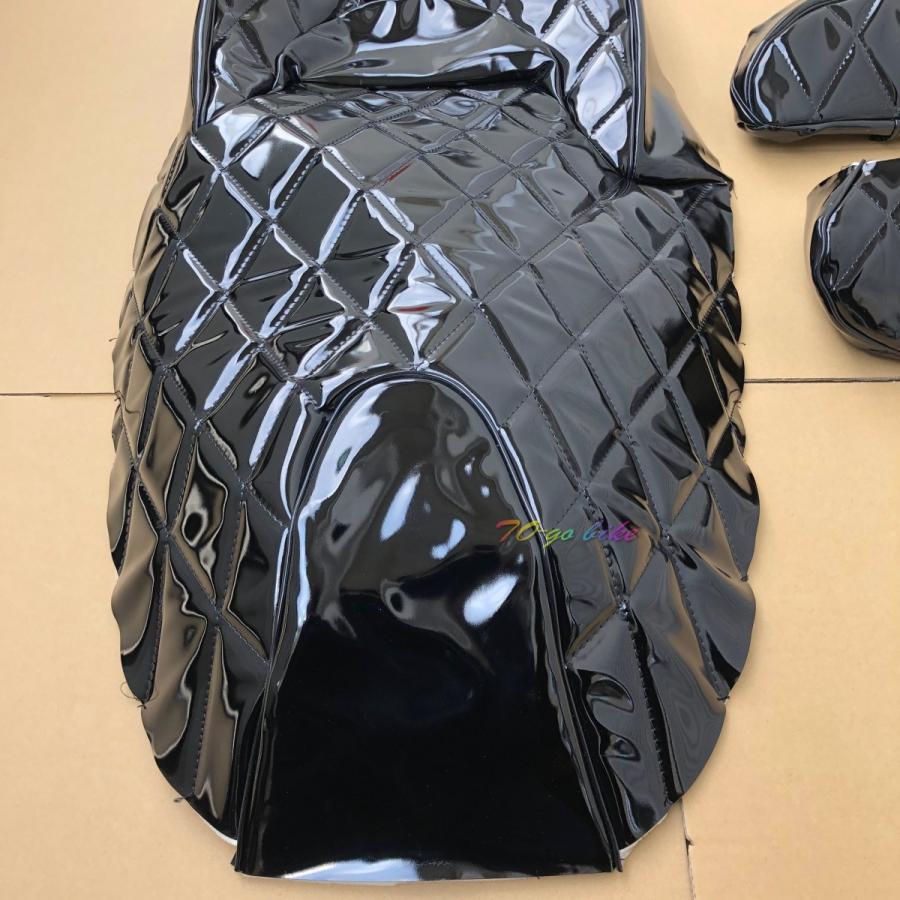マグザム SG17J SG21J エナメル ダイヤ柄 張替え シートカバー 3点