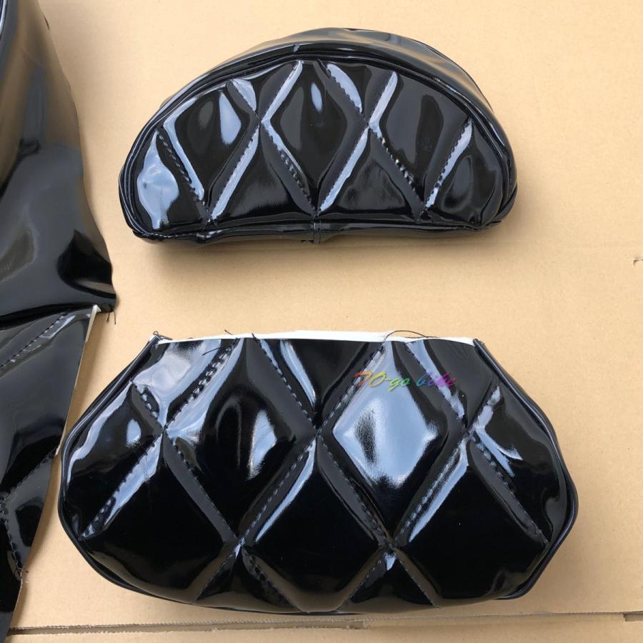 マグザム SG17J SG21J エナメル ダイヤ柄 張替え シートカバー 3点