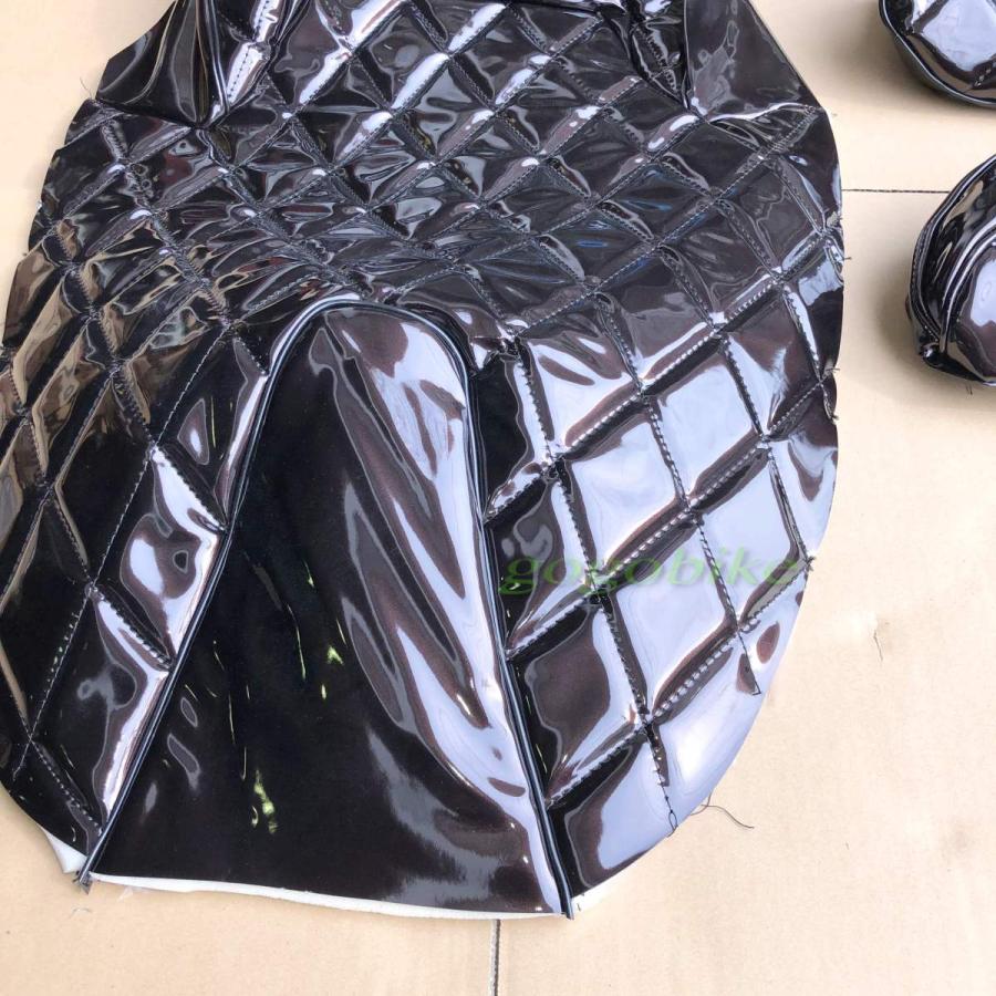 マグザム SG17J SG21J エナメル ダイヤ柄 張替え シートカバー 3点
