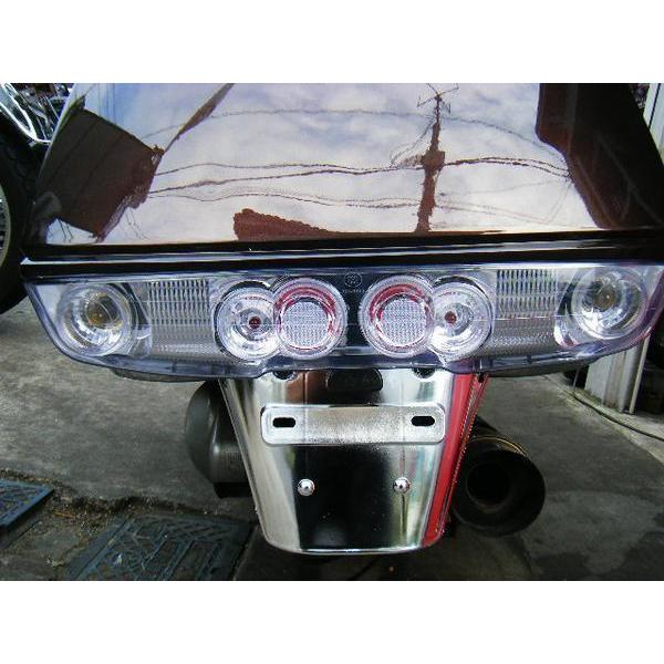 フュージョン MF02 Fusion メッキ ユーロタイプ クリア テール ランプ